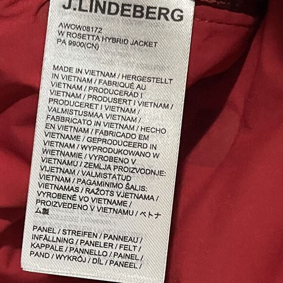 J. LINDBERG Rosetta Hybrid Jacket Women’s Size Small Navy Blue White NEW Golf - Picture 13 of 16